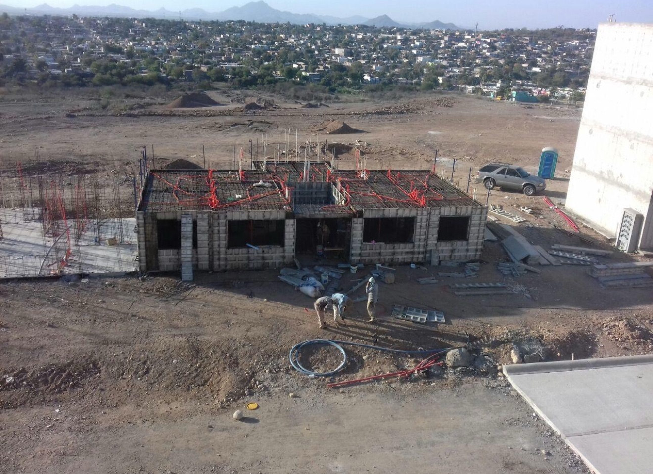Edificios con moldes de aluminio · registro de obra